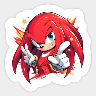 knuckles Sticker